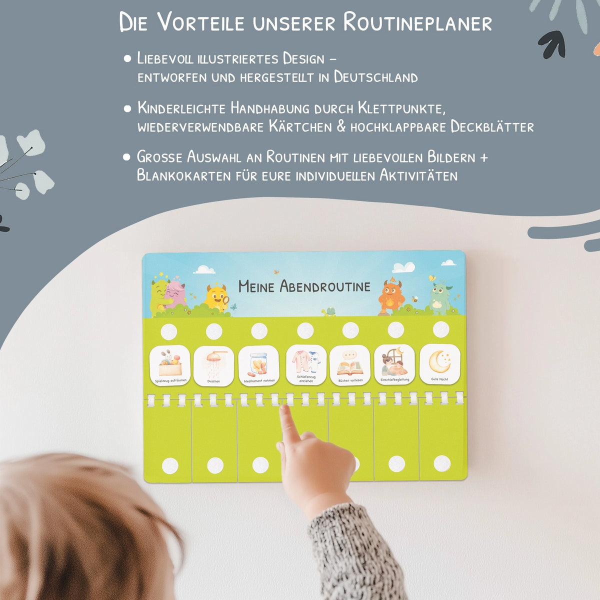 Routineplaner (Morgen & Abend) - Motiv Monster Mutmacherbande
