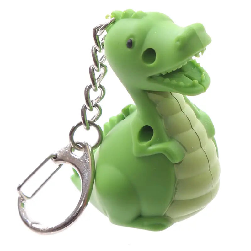 Schlüsselanhänger Dino LED