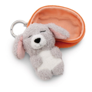 Schlüsselanhänger Plüsch Sleeping Pets Pudel Grau