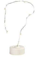 Wichtelzubehör Lichterkette Mini Weiss