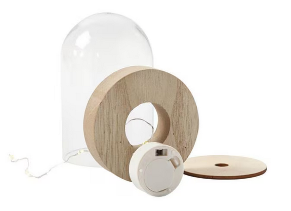 Wichtelzubehör Lichterkette Mini Weiss