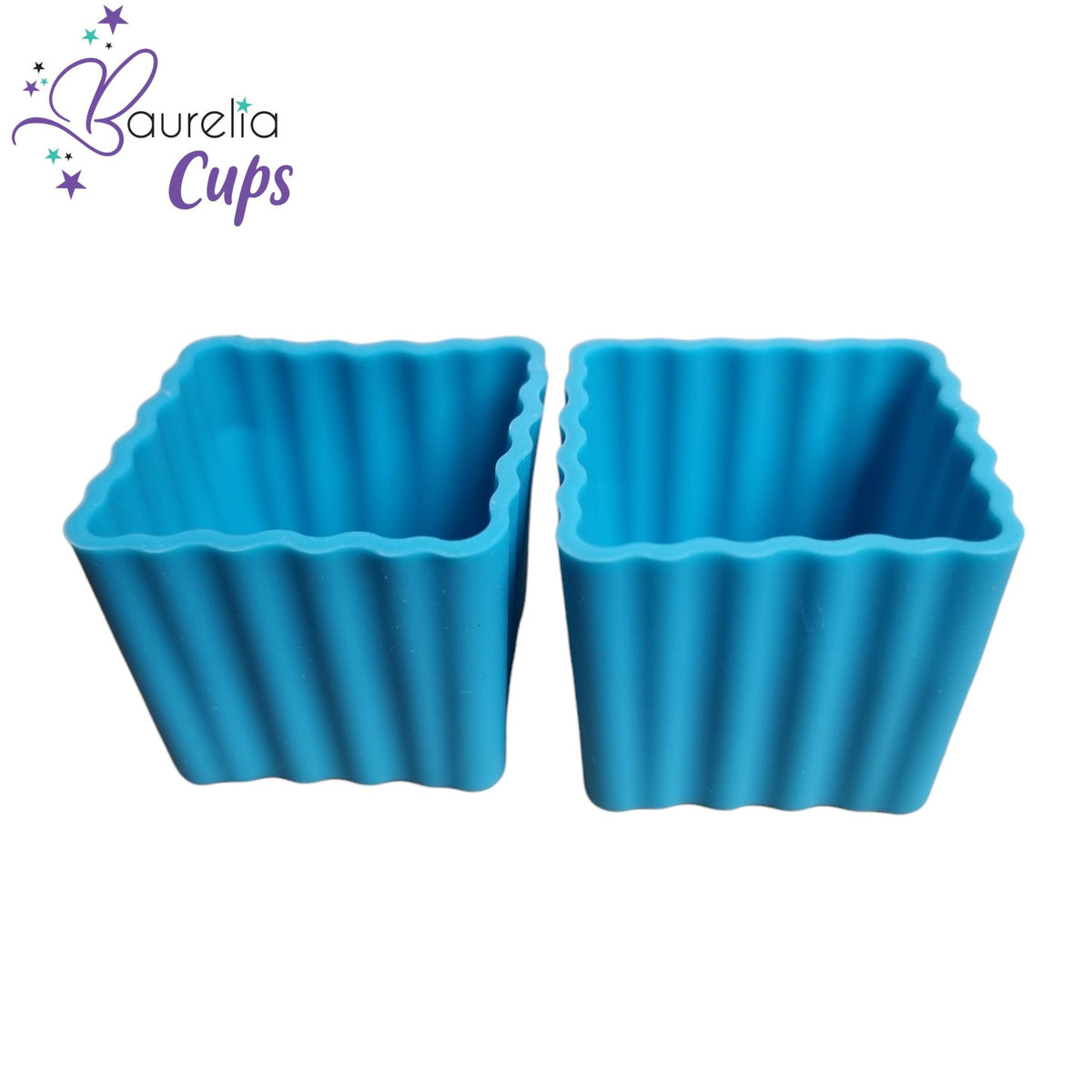 Silikonformen Baurelia Cups 2er Set Türkis