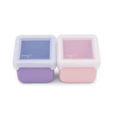 Snackbehälter XL aus Silikon Rosa / Violett