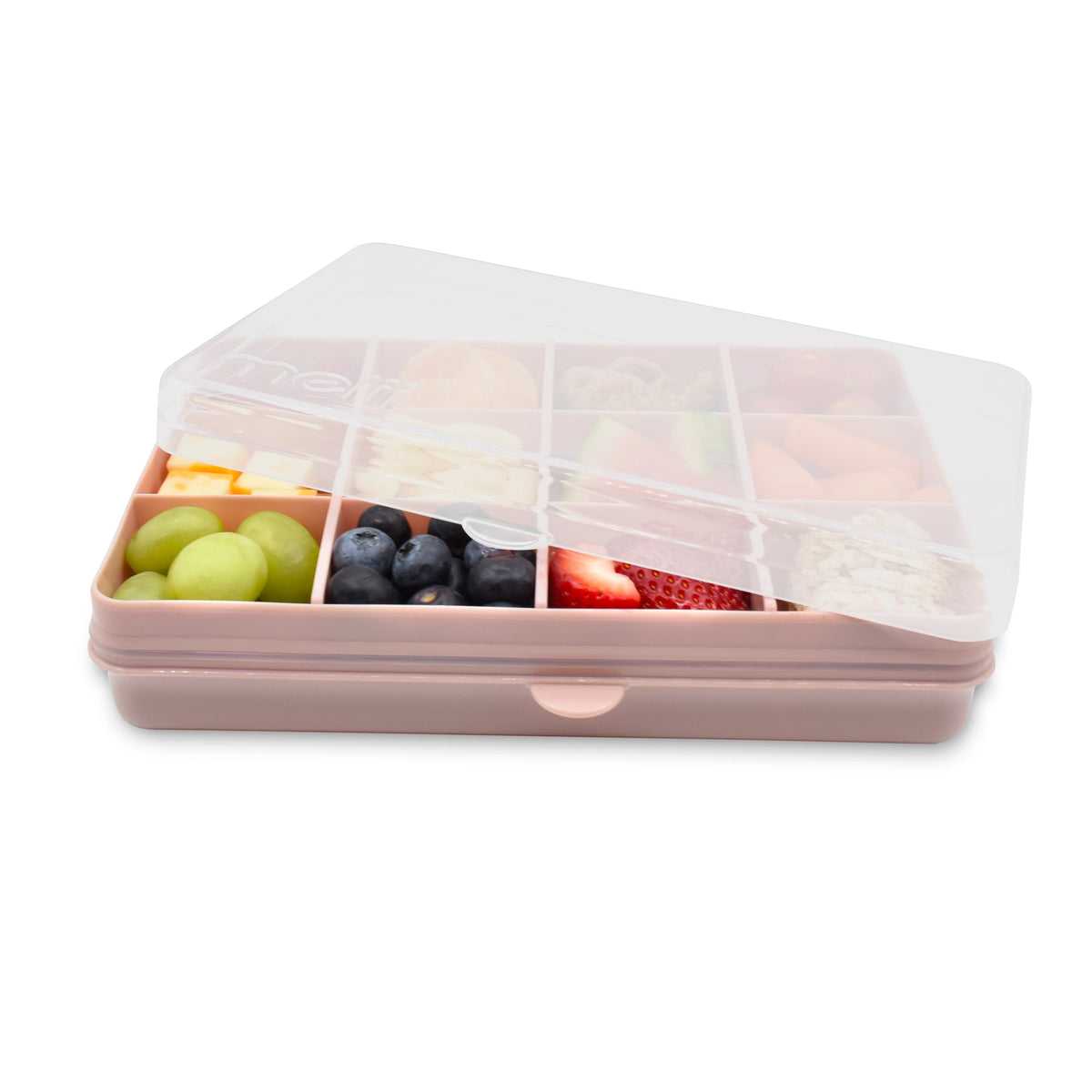 Znünibox Snackbox Melii mit 12 Unterteilungen Rosa