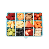 Znünibox Snackbox Melii mit 12 Unterteilungen Helltürkis