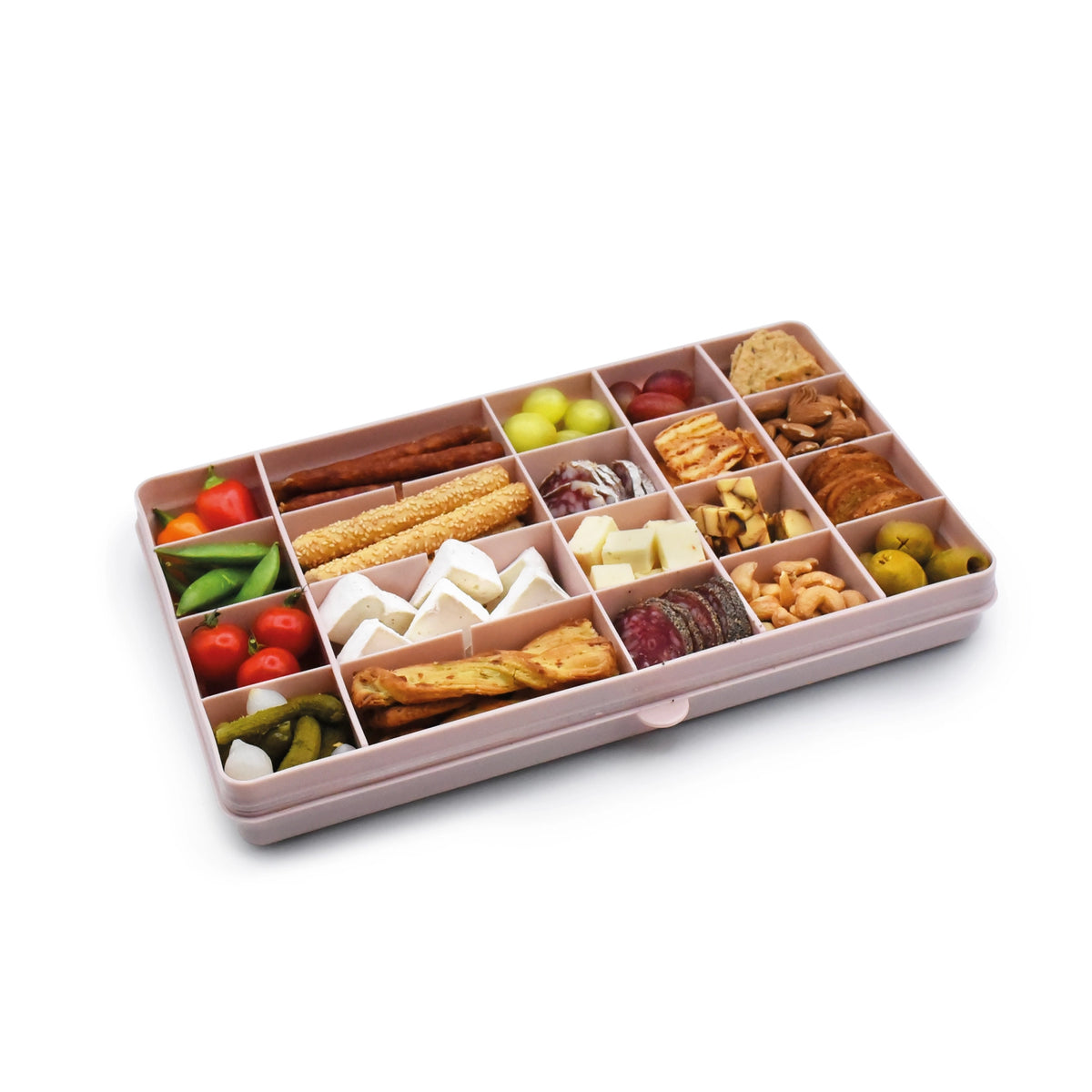 Znünibox Snackbox Melii mit 24 Unterteilungen Rosa