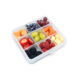 Znünibox Snackbox Melii mit 9 Unterteilungen Grün