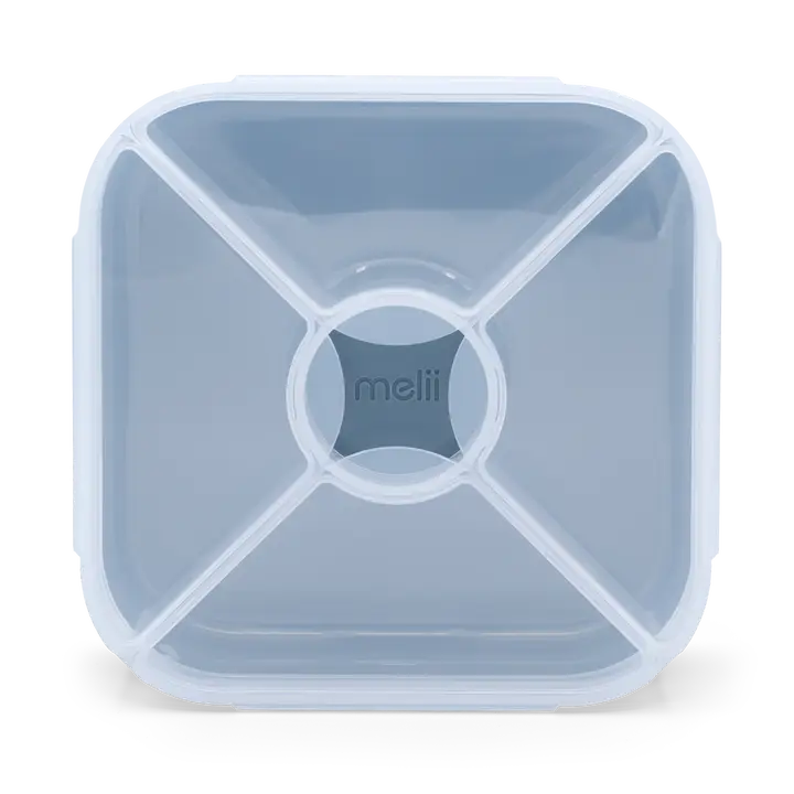 Znünibox Quadratische Snackle Schieferblau