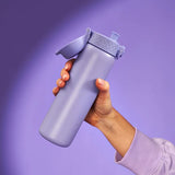 Edelstahl Trinkflasche Ion8 500ml Lavendel