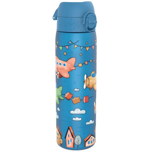 Trinkflasche Ion8 500ml mit Motiv Flugzeuge