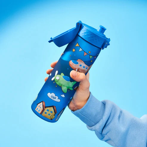 Trinkflasche Ion8 500ml mit Motiv Flugzeuge