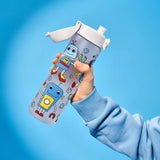 Trinkflasche Ion8 500ml mit Motiv Roboter