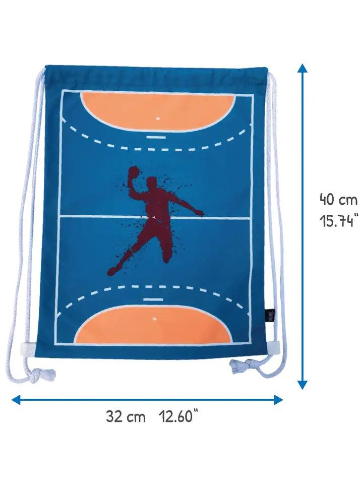 Turnbeutel Kinder Polyester Handball