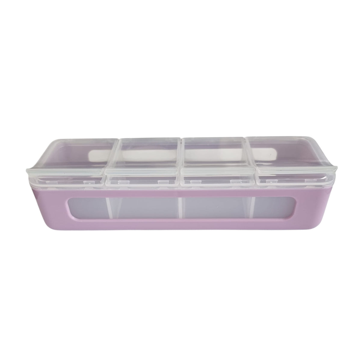 Znünibox Snackbox Melii mit 4 Fächern Violett