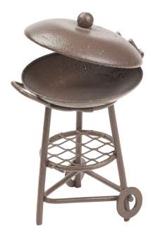 Wichtelzubehör Mini Grill Rund