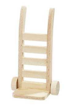 Wichtelzubehör Holz Sackkarre