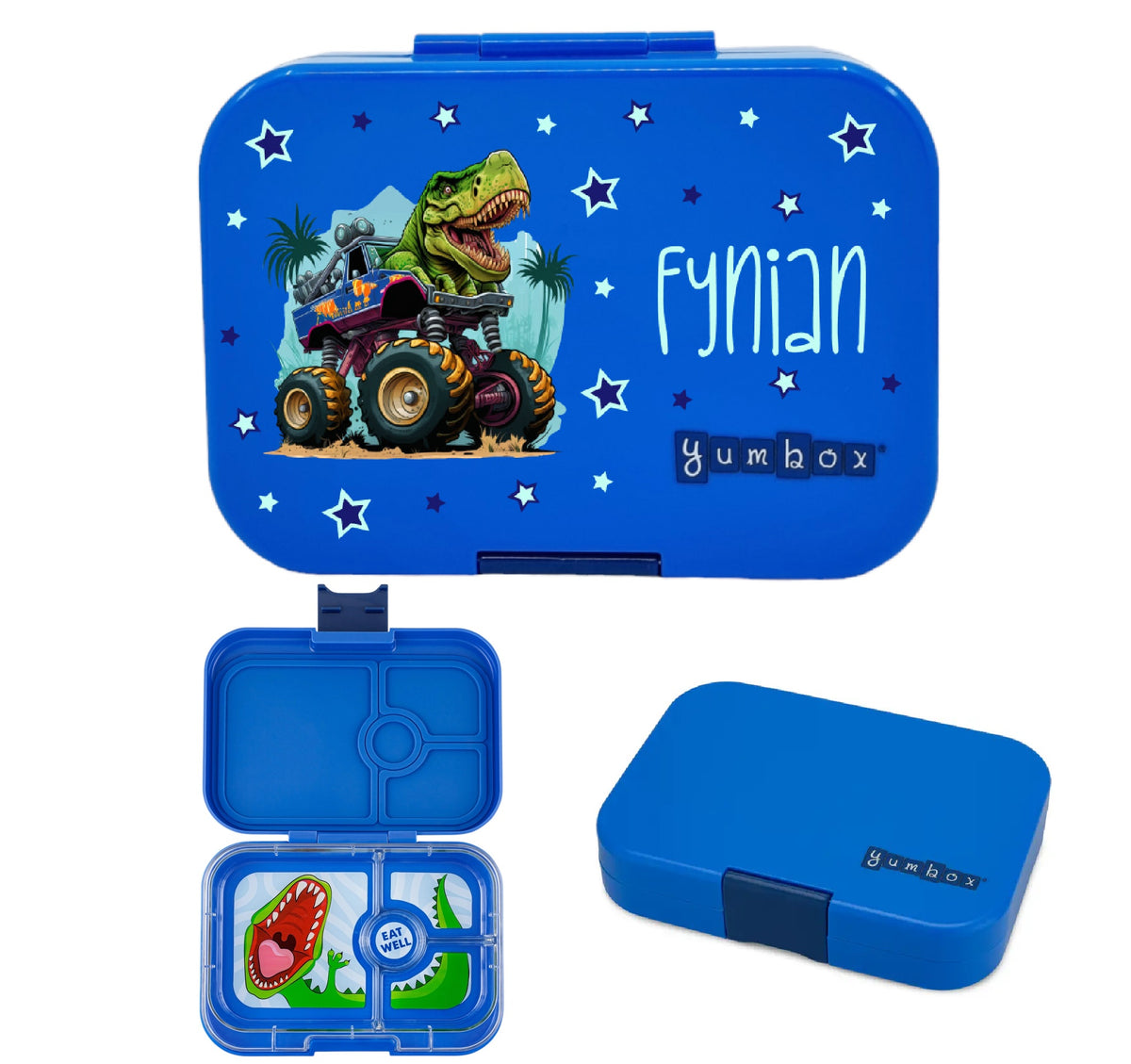 Znünibox Yumbox Panino Surf Blue Dinosaurier