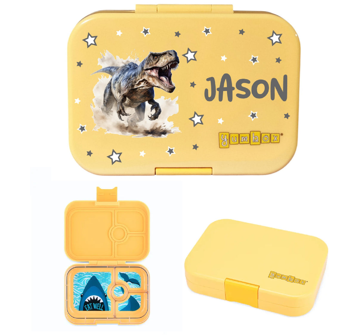 Znünibox Yumbox Panino Gelb Shark
