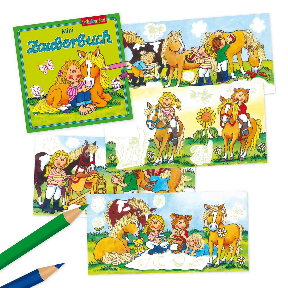 Mini Zauberbuch Mädchen assortiert