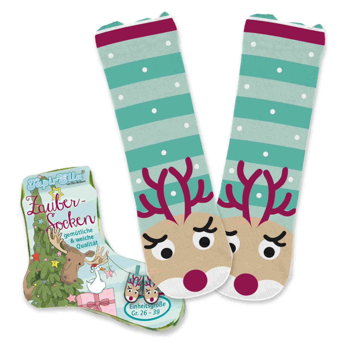Zaubersocken Rentier