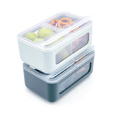 Znünibox Nano Snackbox 2er Set Schieferblau
