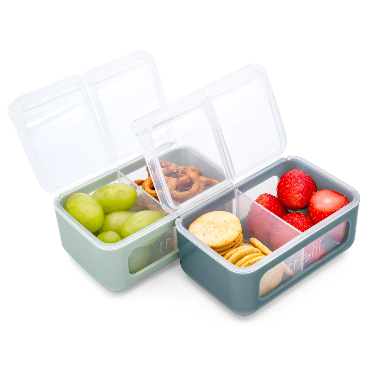 Znünibox Nano Snackbox 2er Set Schieferblau