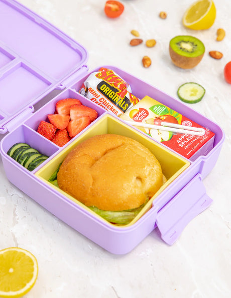 Znünibox MontiiCo Lunchbox Bento Feast Lilac