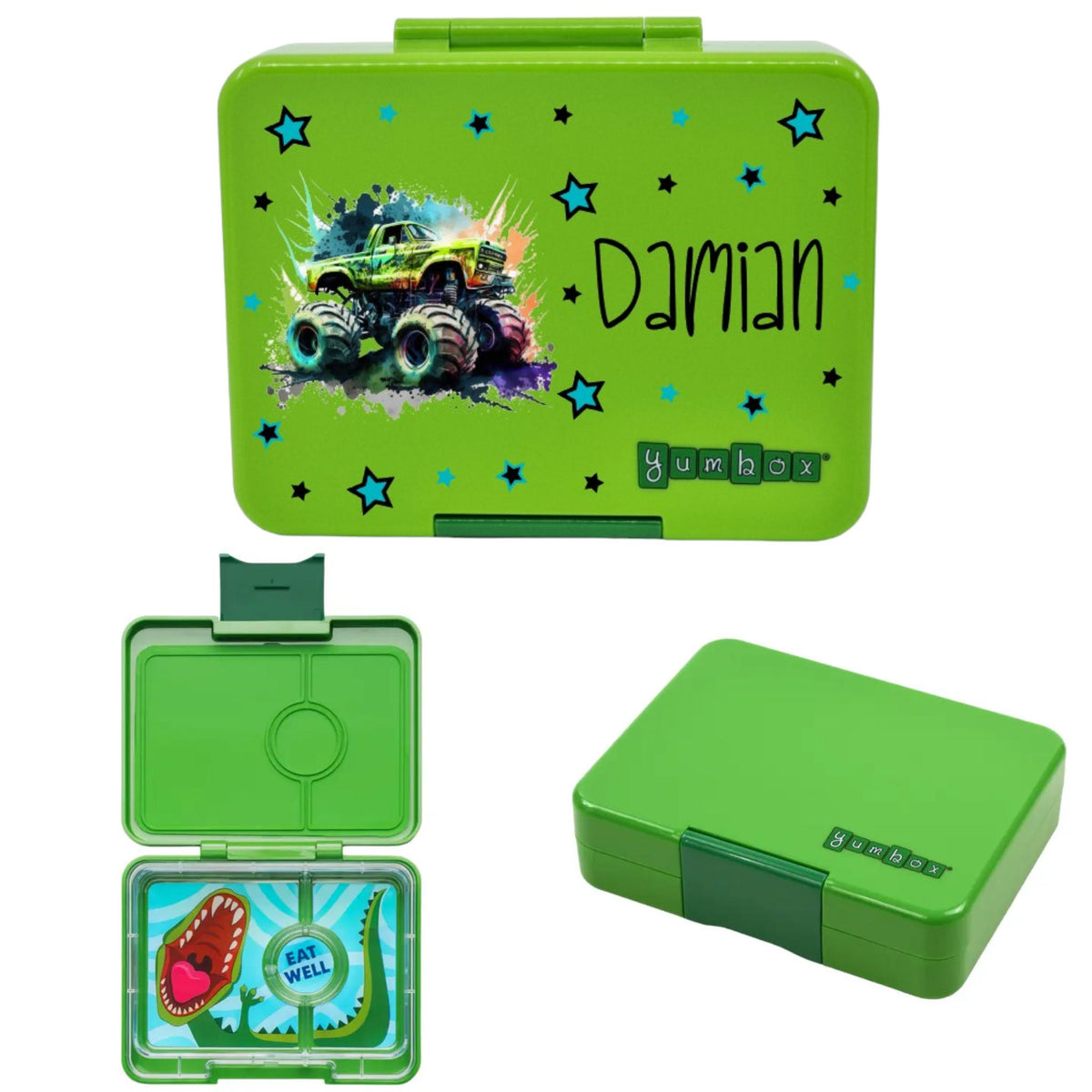 Znünibox Yumbox Mini Snack Jurassic green Dino
