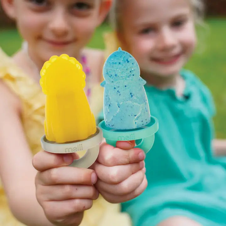 Eisstängel mit Schale und Tiermotiven wiederverwendbar