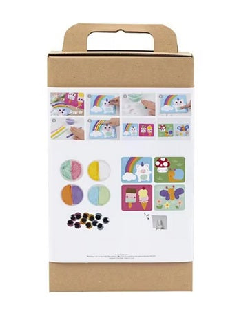Bastelset Modellieren Foam/Silk Clay, Dekoplatte