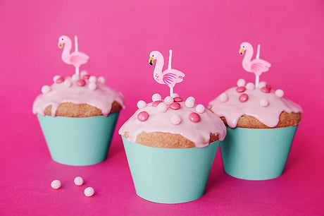 Geburtstagskerzen Flamingo