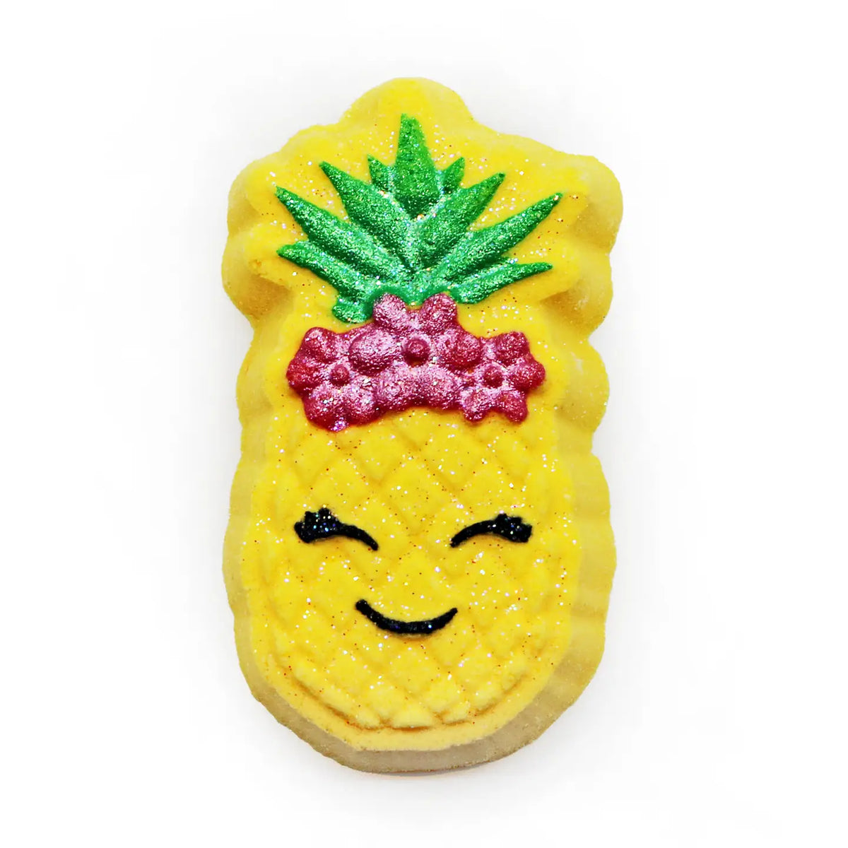 Badekugel Mini handgemacht Ananas