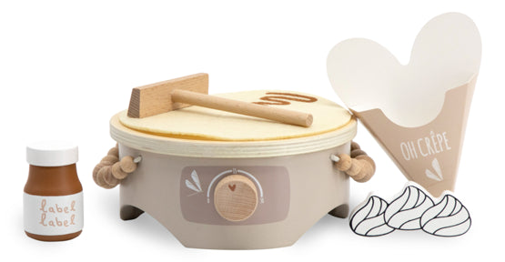 Label Label Crêpes-Maschine Nougat