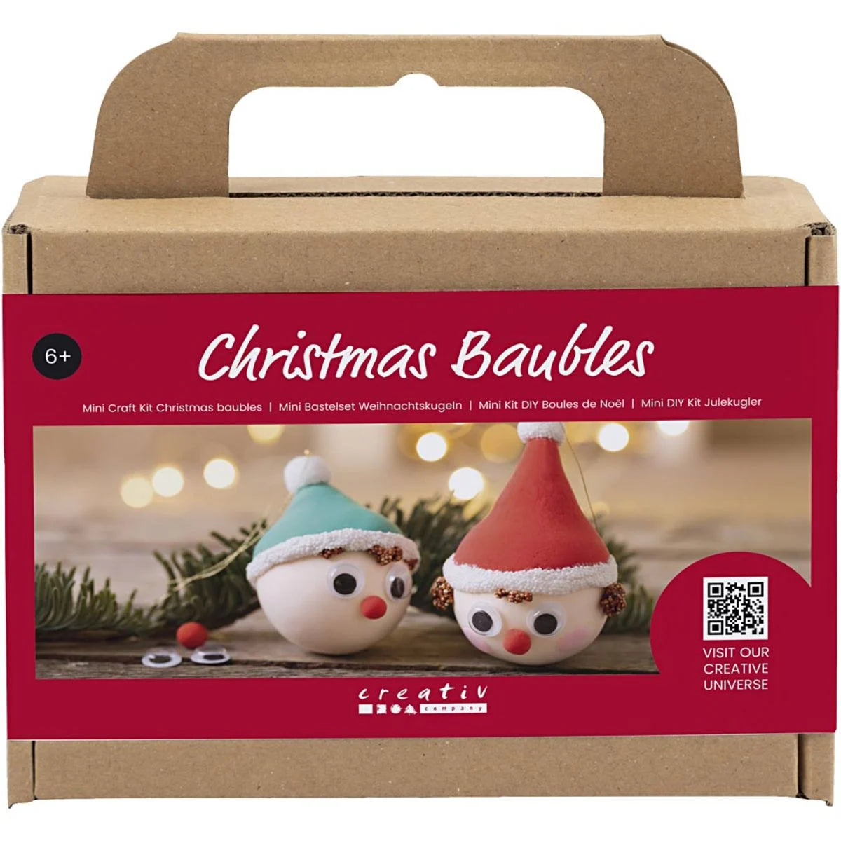 Bastelset Weihnachtskugeln Wichtel