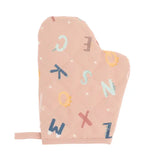 Kinder Kochschürze mit Handschuh Alphabet