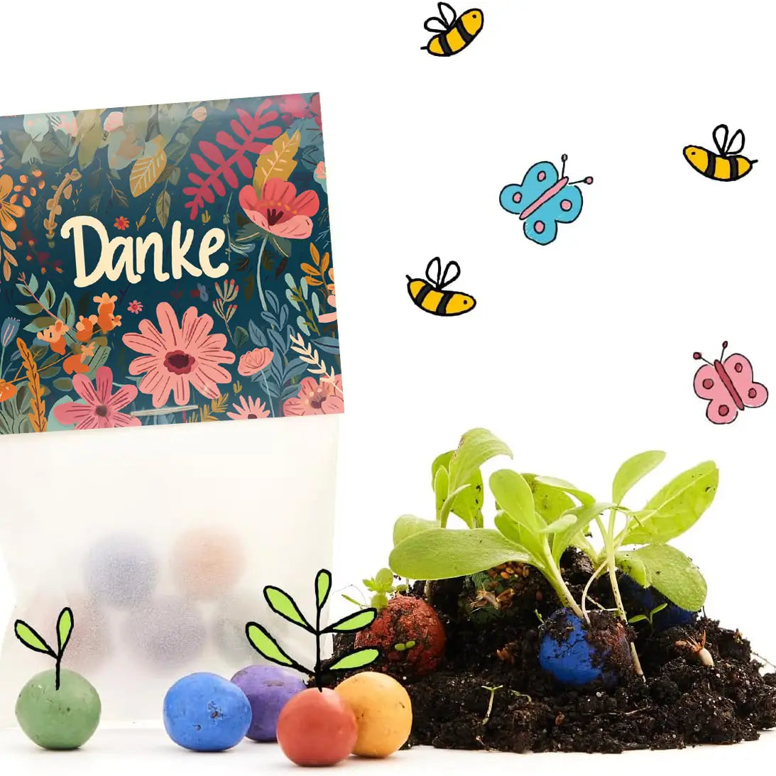 Blumenmurmel Danke