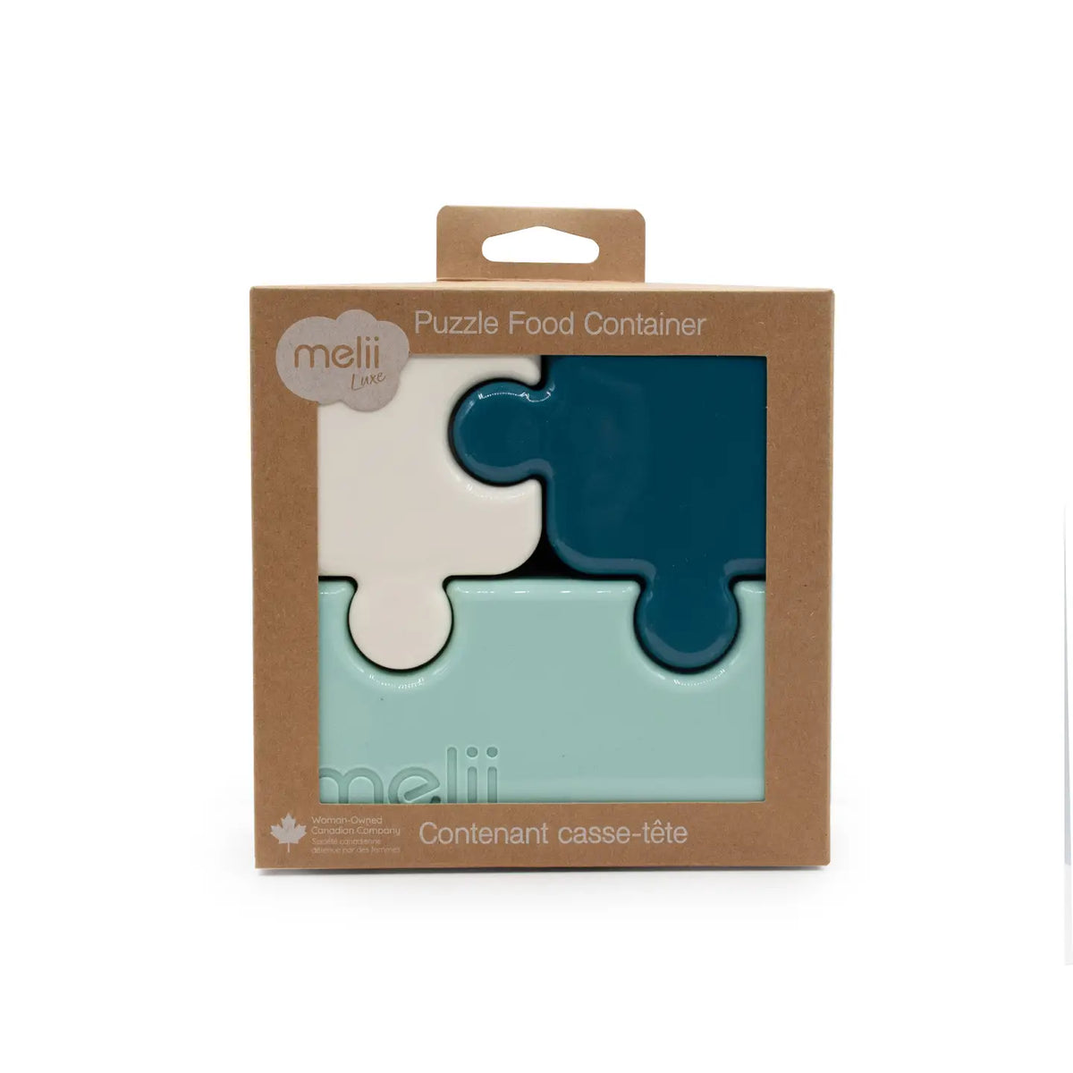 Znünibox Puzzle Snackbox Melii Blau
