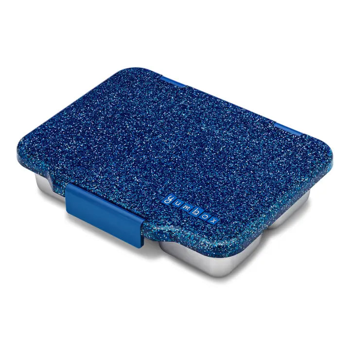 Znünibox Edelstahl Yumbox Prêt Glitzer Blau