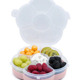 Znünibox Melii Blumen-Snackle-Box Rosa