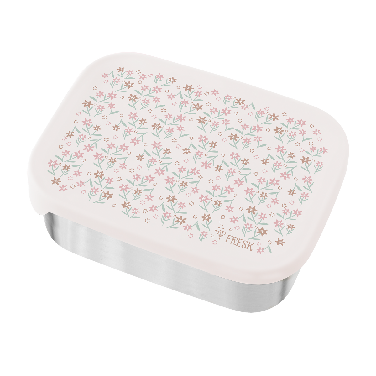 Edelstahl Znünibox Fresk Blume