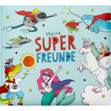Freundebuch für Kinder - Meine Super Freunde Blau