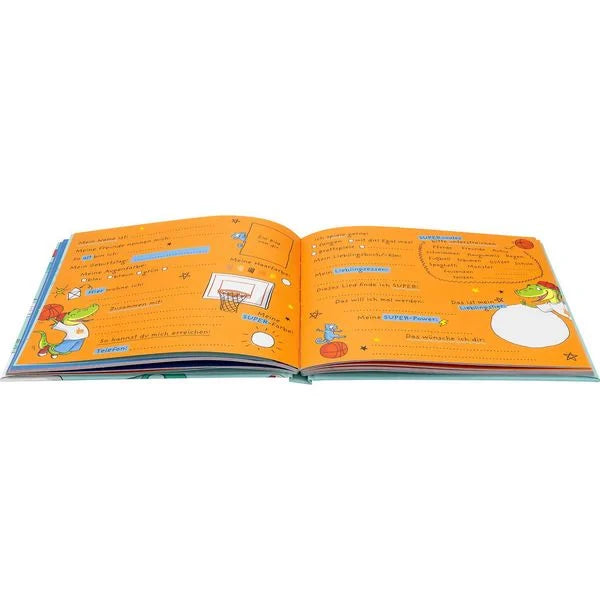 Freundebuch für Kinder - Meine Super Freunde Blau
