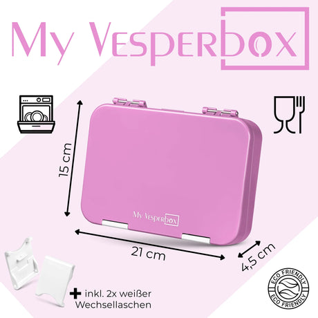 Znünibox My Vesperbox Len Rosa