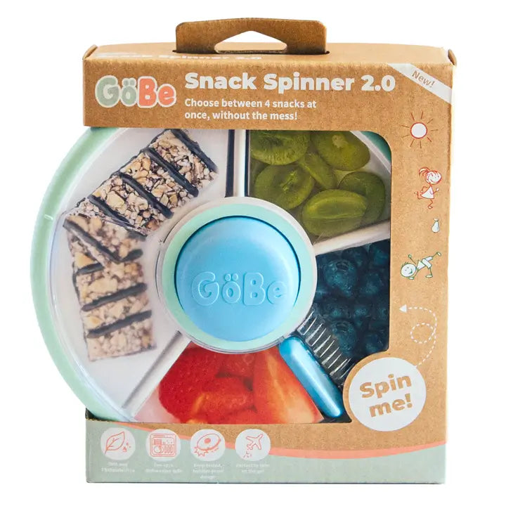 Znünibox GoBe Snack Spinner Blau Mint