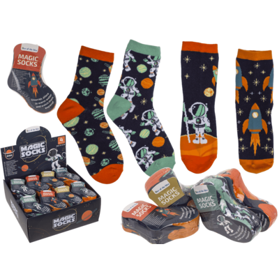 Zaubersocken Space assortiert