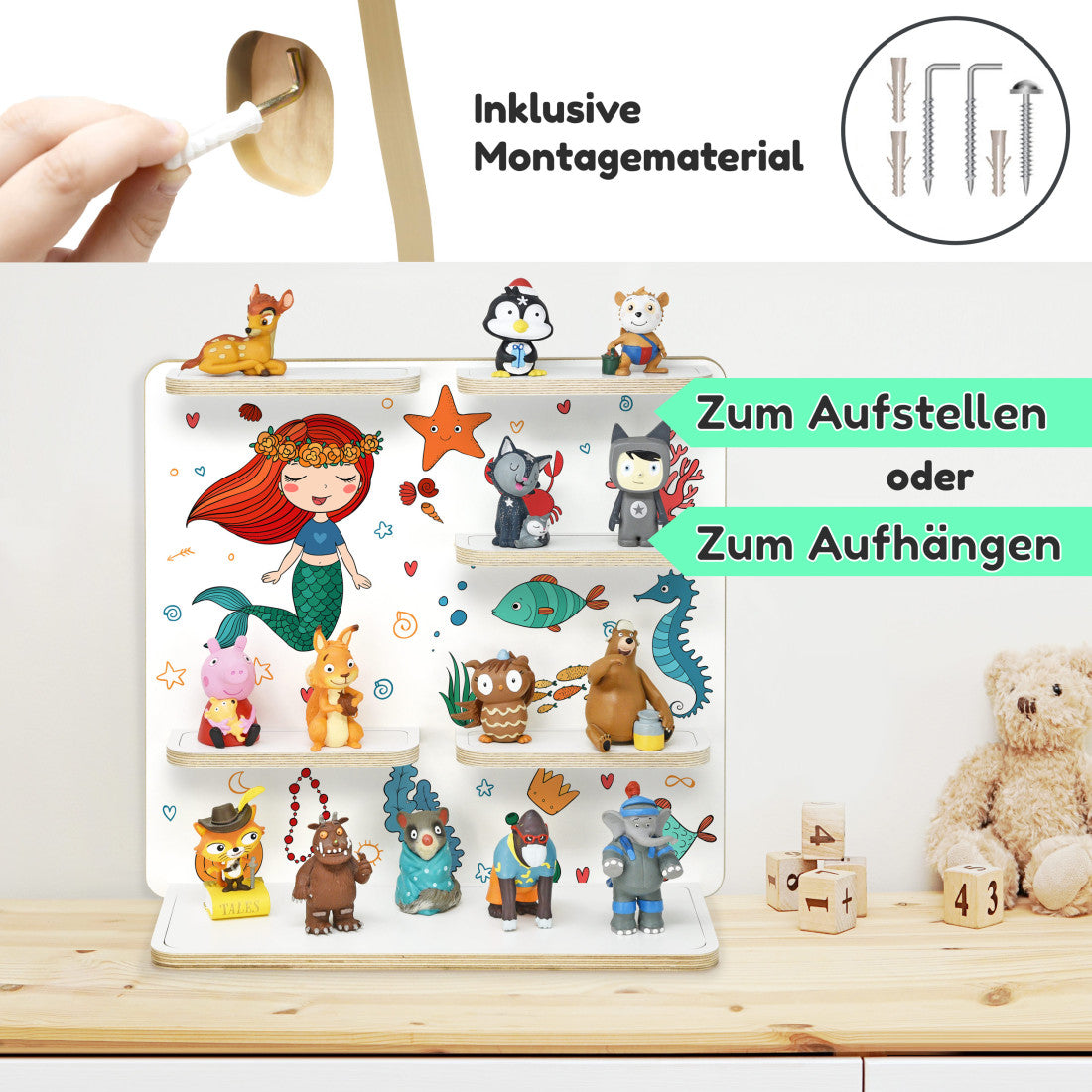 Multi Erweiterungsregal Meerjungfrau