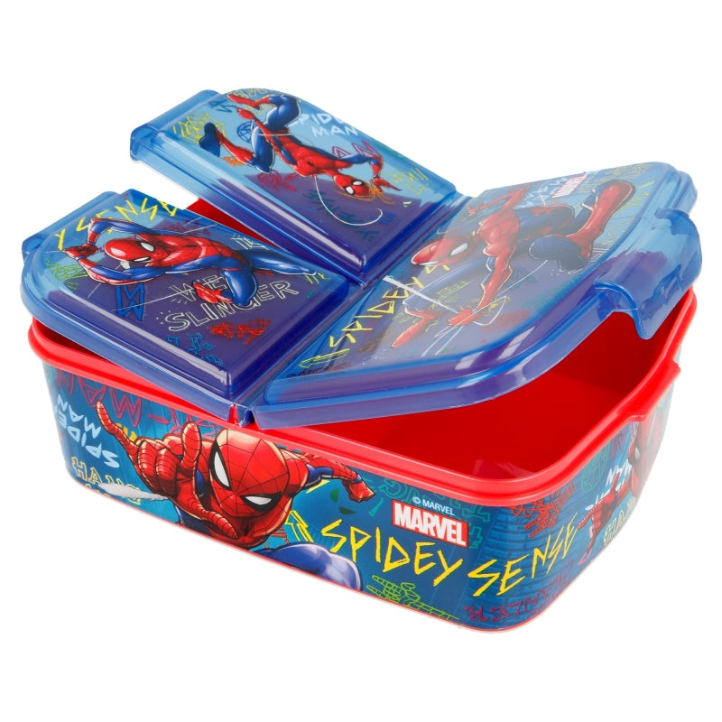 Znünibox Comic aufklappbar Spiderman Grafitti