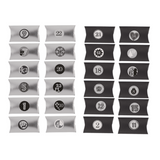 Adventskalender Tüten Schwarz / Silber