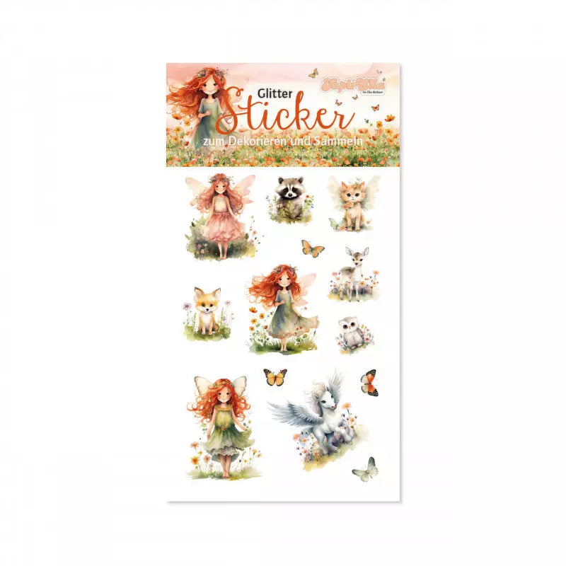 Glitzer Sticker Elfenprinzessin