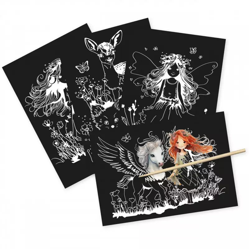 Kratzpapier Block XL Elfenprinzessin